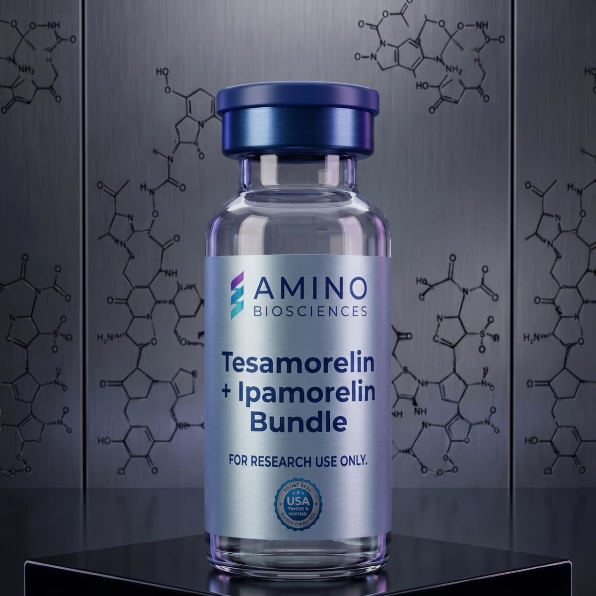 Tesamorelin 10mg + Ipamorelin 10mg Bundle