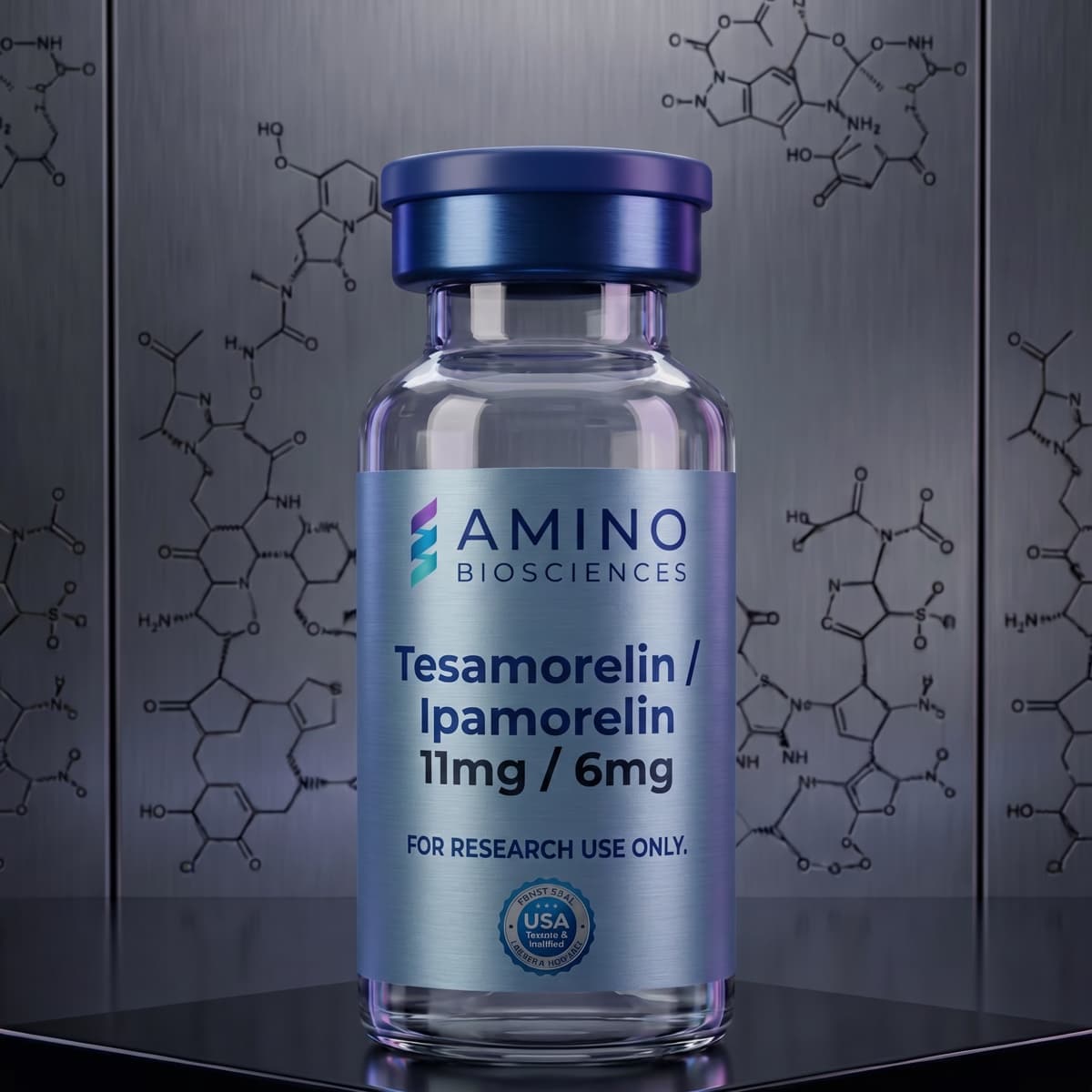 Tesamorelin/Ipamorelin Blend 11mg/6mg